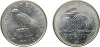 Hungary 50 Forint Hungary Republic 2001 BP. 50 Forint Copper-nickel (75% Copper, 25% Nickel) Hungarian mint (14999900) 7.65g UNC KM 697 Schön 202 -