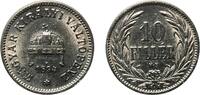 Hungary 10 Fillér Hungary Kingdom 1894 KB 10 Fillér - Francis Joseph I Nickel Kremnica / Körmöcbánya / Kremnitz Mint (39463387) 2.99g AU KM 482 S -