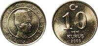 Turkey 10 Kuruş 2005 Turkish State Mint Turkey Republic 2005 10 Yeni Kur... 27.61 元 含税 ＋  117.14 元 运费