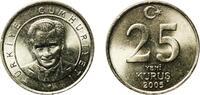 Turkey 25 Kuruş 2005 Turkish State Mint Turkey Republic 2005 25 Yeni Kur... 27.61 元 含税 ＋  117.14 元 运费