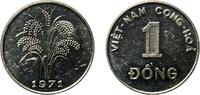 Vietnam 1 Đồng Vietnam 1971 1 Đồng Copper-nickel (75% Copper, 25% Nickel) Heaton and Sons / The Mint Birmingham Limited (190000000) 3.58g UNC -