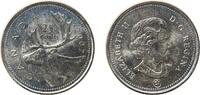 Canada 25 Cents Canada Commonwealth 2007 25 Cents - Elizabeth II (4th portrait; RCM logo) Nickel plated steel (274763000) 4.51g UNC KM 493 Schö -