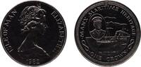 Isle of Man 1 Crown British Crown dependencies Isle of Man 1982 PM 1 Crown - Elizabeth II (P.S. Mona's Queen II) Copper-nickel Pobjoy Mint (50000) 2 -
