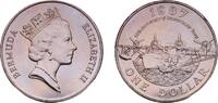 Bermuda 1 Dollar United Kingdom Bermuda 1987 1 Dollar - Elizabeth II (Commercial Aviation) Copper-nickel Royal Mint (9000) 28.58g BU KM 52 -