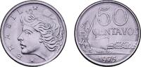 Brazil 50 Centavos Brazil Federative Republic of Brazil 1975 50 Centavos Stainless steel Casa da Moeda do Brasil Mint (79062000) 6.63g BU KM 580b -