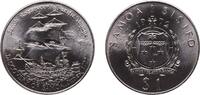 Samoa 1 Tala Samoa 1972 1 Tala - Tanumafili II (Discovery of Samoa) Copper-nickel Royal Australian Mint (35000) 27.55g BU KM 11 Schön 11 Y 1 -