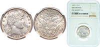 United States ¼ Dollar United States Federal republic 1899 O ¼ Dollar Barber Quarter Original luster Silver (.900) (.100 copper) New Orleans Mint (26 -