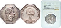 France France ND (1832-1841) Token - Louis-Philippe I (Notaires de Paris) Silver NGC MS 61 -