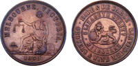 Australia 1 Penny Australia British colony Melbourne Victoria 1858 1 Penny Trade Token, Hide & De Carle -