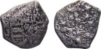 Mexico 4 Reales Mexico Spanish colony Felipe V 1702-1727 Mo J 4 Reales Colonial Cob coinage, Seawater Corrossion 13g -