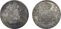 Bolivia 8 Reales Bolivia Spanish colony 1784 PTS PR 8 Reales - Charles III Silver (.903) Potosi mint 27g XF KM55 -