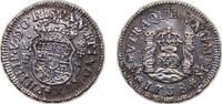 Mexico ½ Real Mexico Spanish colony 1738 Mo MF ½ Real - Felipe V Silver (.917) Mexico City Mint 1.692g AU KM65 -