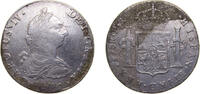 Bolivia 8 Reales Bolivia Spanish colony 1790 PTS PR 8 Reales - Charles IV Silver (.896) Potosi Mint 26.6g VF KM64 -