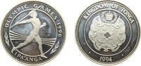 Tonga 1 Pa'anga Tonga Kingdom 1994 1 Pa'anga - Taufa'ahau Tupou IV (Javelin) Silver (.925) (40000) 31.55g PF KM 159 Schön 161 -
