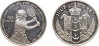 Niue 50 Dollars Niue New Zealand Dependent State 1987 50 Dollars - Elizabeth II (Steffi Graf) Silver (.625) (20000) 27.1g PF KM 6 -