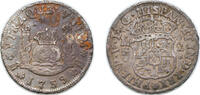 Mexico 2 Reales Mexico Spanish colony 1739 MF 2 Reales - Felipe V Silver (.917) Mexico City Mint 6.68g XF KM 84 -