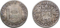 Mexico 2 Reales Mexico Spanish colony 1735 MF 2 Reales - Felipe V Silver (.917) Mexico City Mint 6.5g VF KM 84 -