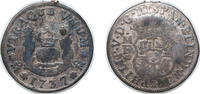 Mexico 1 Real Mexico Spanish colony 1737 MF 1 Real - Felipe V Silver (.917) Mexico City Mint 3.16g F Mount Removed KM 75 -