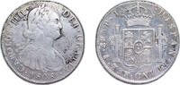 Bolivia 8 Reales Bolivia Spanish colony 1808 PTS PJ 8 Reales - Charles IV Silver (.896) Potosi Mint (3299000) 26.85g VF KM 73 Cal 684 -