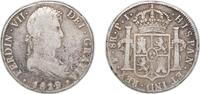 Bolivia 8 Reales Bolivia 1819 PTS PJ 8 Reales - Ferdinand VII Silver (.896) Potosi Mint 26.44g VF KM 84 -