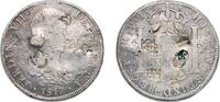 Bolivia 8 Reales Bolivia Spanish colony 1817 PTS PJ 8 Reales - Ferdinand VII Silver (.896) Potosi Mint (1906000) 26.72g VF Chopmarked KM 84 -