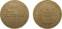 Denmark Medal Denmark Kingdom 1969 Medal - Frederick IX (Opening of Aalborg Tunnel) Copper-nickel Royal Danish Mint 24.6g -