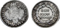 Bolivia 10 Centavos 1877 PTS FE Potosi mint Bolivia Republic 1877 PTS FE... 110.45 元 含税 ＋  117.14 元 运费