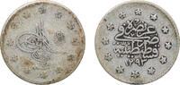 Ottoman Empire 1 Kurush Ottoman Empire AH 1293//28 (1903) 1 Kurus - Abdülhamid II (el-Ghazi right of Toughra) Silver (.833) Konstantiniyye Mint (16139 -