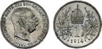 Austria 1 Corona Austria Austro-Hungarian Empire Franz Joseph I 1914 1 Corona -