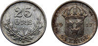 Sweden 25 Öre Sweden Kingdom Gustaf V 1917 W 25 Öre -
