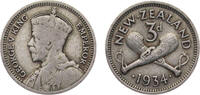 New Zealand 3 Pence 1934 Royal mint New Zealand State George V 1934 3 Pe... 36.82 元 含税 ＋  117.14 元 运费