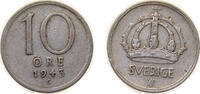 Sweden 10 Öre 1943 G Stockholm Mint Sweden Kingdom 1943 G 10 Öre - Gusta... 18.41 元 含税 ＋  117.14 元 运费