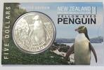 New Zealand 5 Dollars Yellow - Eyed Penguin -