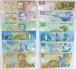 New Zealand set Millennium same numbered banknote set -