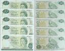 New Zealand 20 Dollars Consecutive numbered run of 5 notes. -