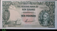 New Zealand Ten pounds G.Wilson Signature, last prefix of type. -