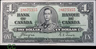 Canada One Dollar King George VI -