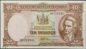 New Zealand 10 Shillings Captain Cook note -