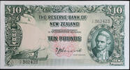 New Zealand 10 Pounds Chief Cashier: T.P. Hanna. -
