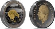 New Zealand 2 Dollars King Charles III -
