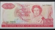 New Zealand 100 Dollars Queen Elizabeth II -