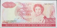 New Zealand 100 Dollars YAD last prefix of signature -