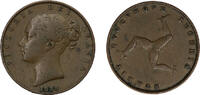 Isle od Man Farthing Queen Victoria's Reign 1837-1901. -