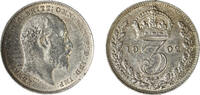 Great Britain Threepence King Edward VII Reign, 1901-1910. -