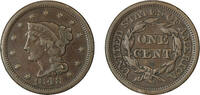United States Cent 1848 Braided hair cent VF-30 577.85 元  ＋  142.37 元 运费