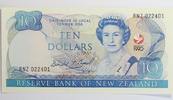New Zealand Ten Dollars Sponsors Prefix RNZ -