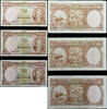 New Zealand Ten Shillings Three consecutive numbers 9K 850901/2/3. -