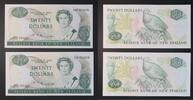 New Zealand 20 Dollars S.T. Russell signature. -