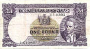 New Zealand One Pound Captain James Cook - Fleming -
