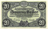 Hungary 20Heller POW Camp; Zalaegerszeg WWI -
